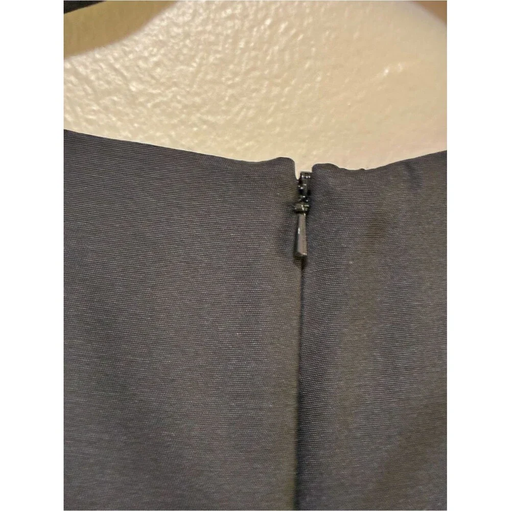 Talbots Silk Wool Classic Black Sleeveless Sheath Dress size 10